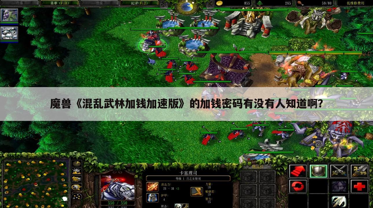 魔兽《混乱武林加钱加速版》的加钱密码有没有人知道啊?