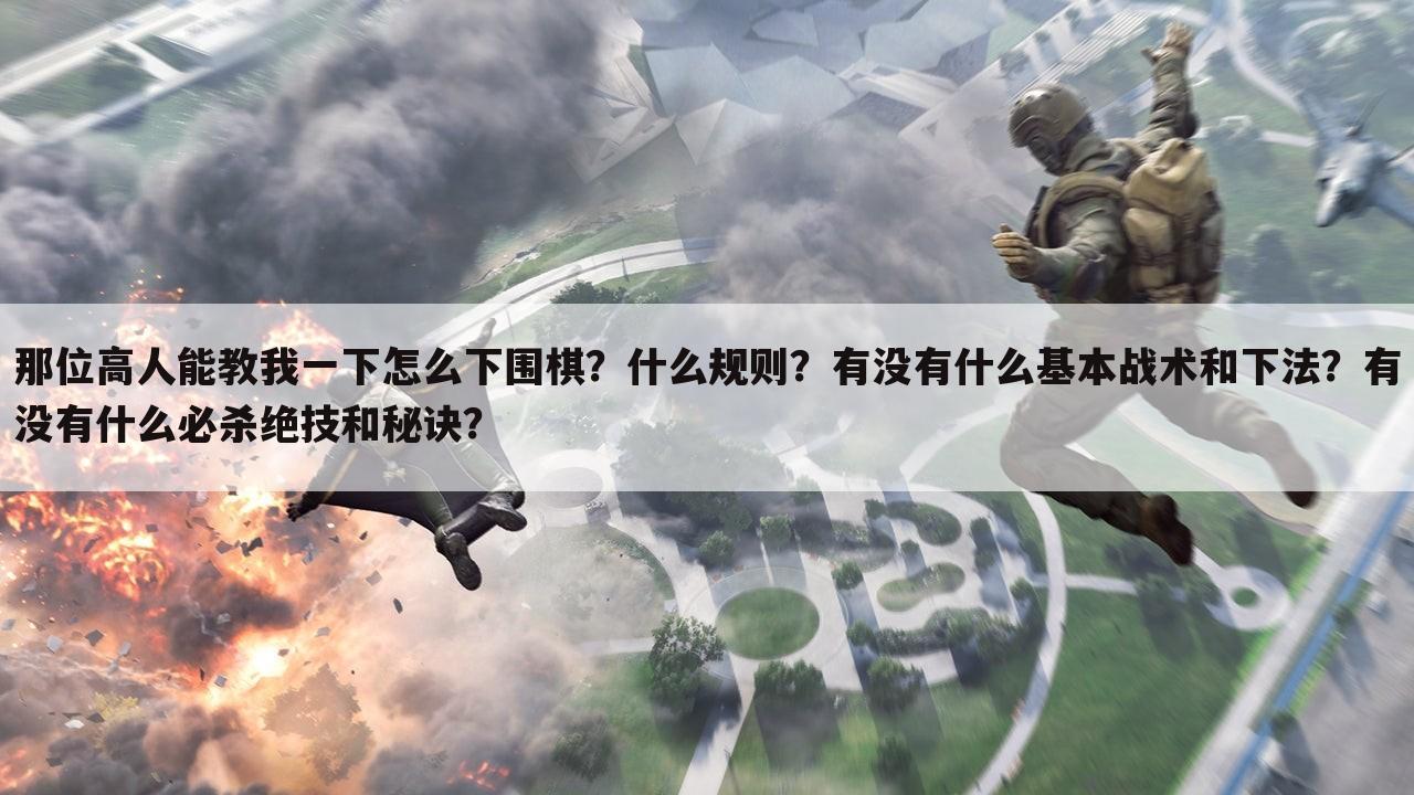 那位高人能教我一下怎么下围棋?什么规则?有没有什么基本战术和下法?有没有什么必杀绝技和秘诀?