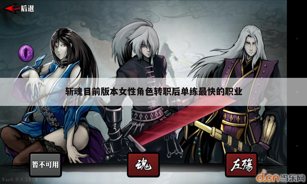 斩魂目前版本女性角色转职后单练最快的职业
