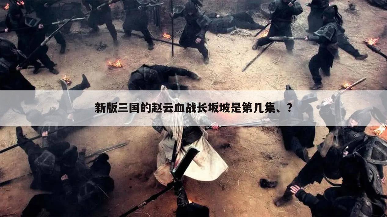 新版三国的赵云血战长坂坡是第几集、?