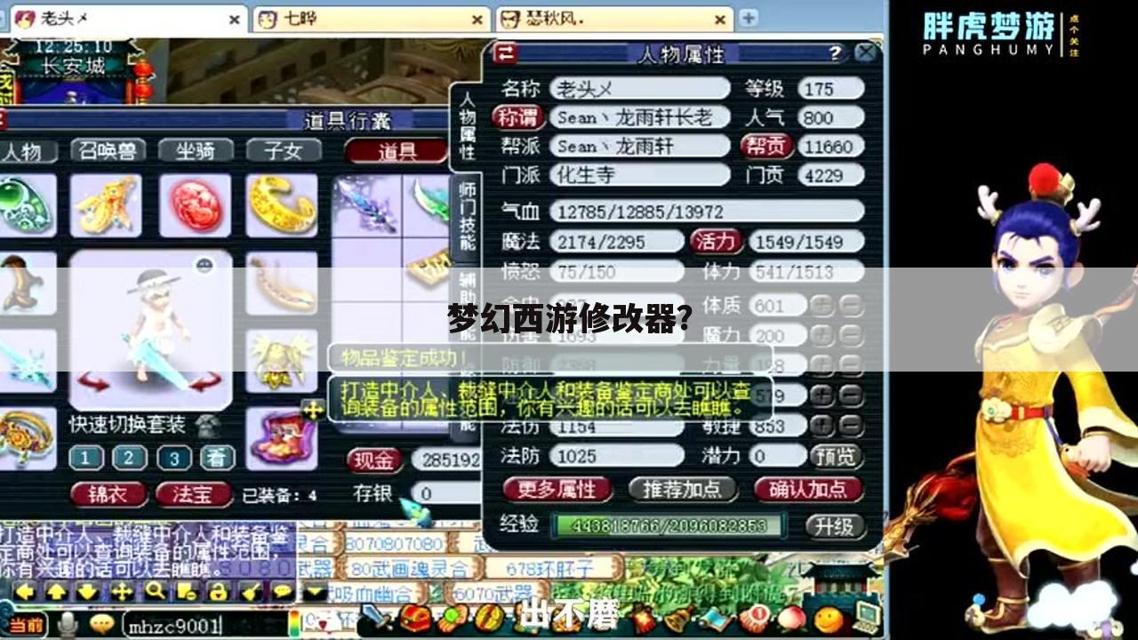 梦幻西游修改器?