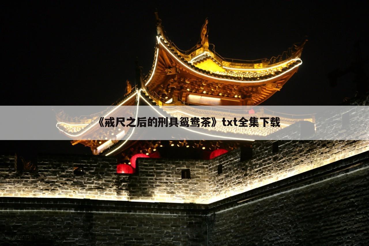 《戒尺之后的刑具鸳鸯茶》txt全集下载