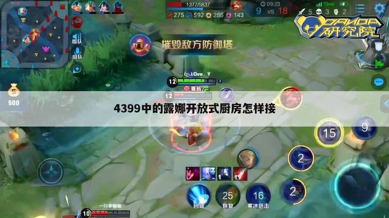4399中的露娜开放式厨房怎样接