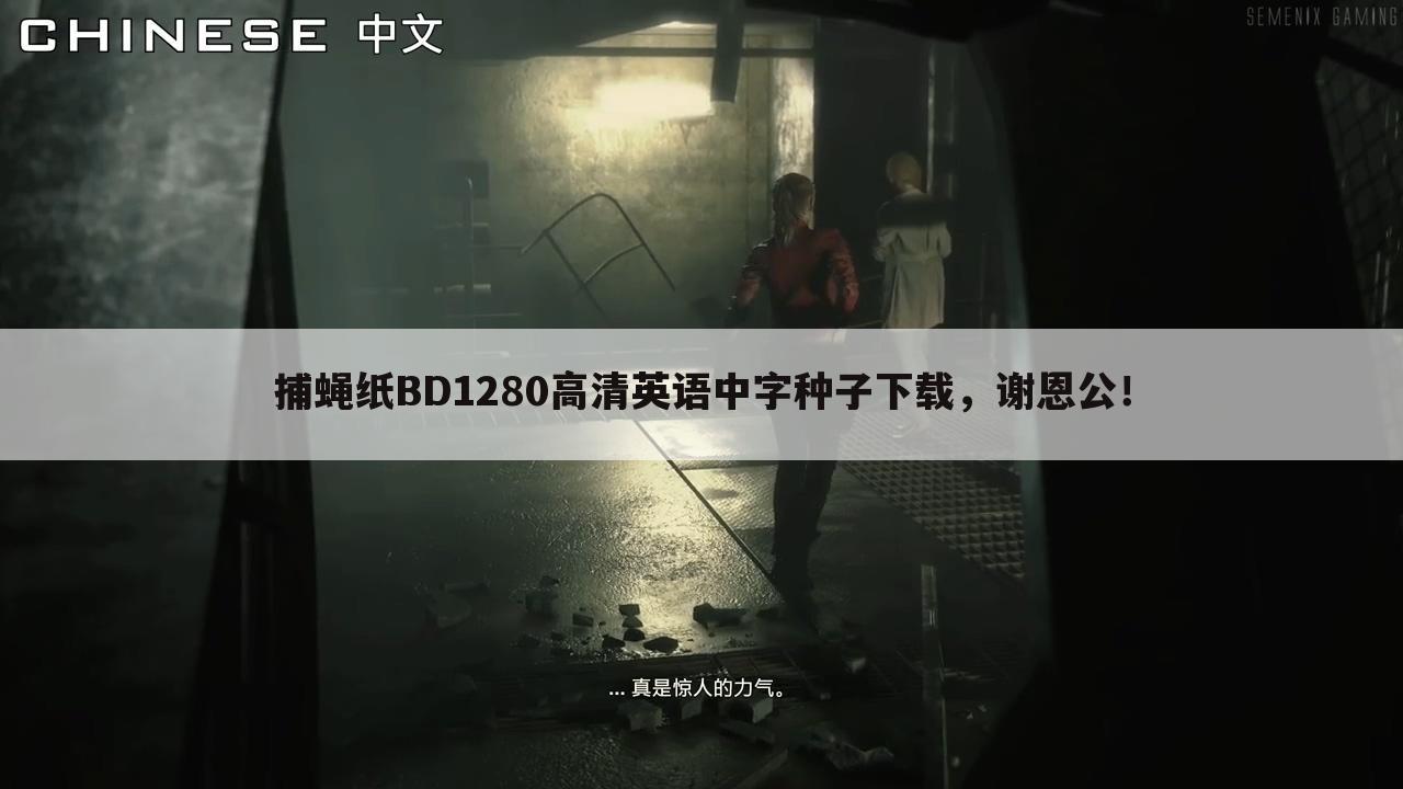 捕蝇纸BD1280高清英语中字种子下载,谢恩公!