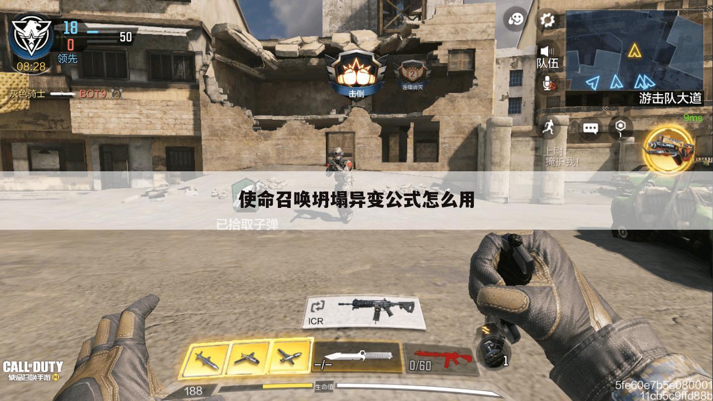 使命召唤坍塌异变公式怎么用