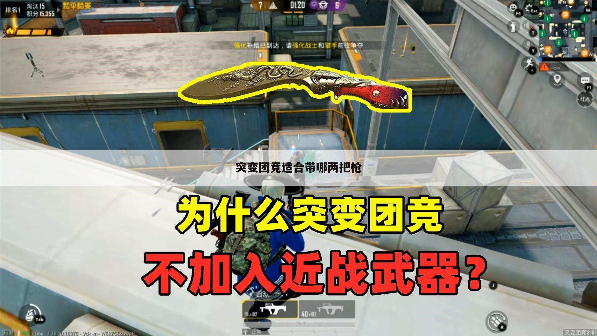 突变团竞适合带哪两把枪
