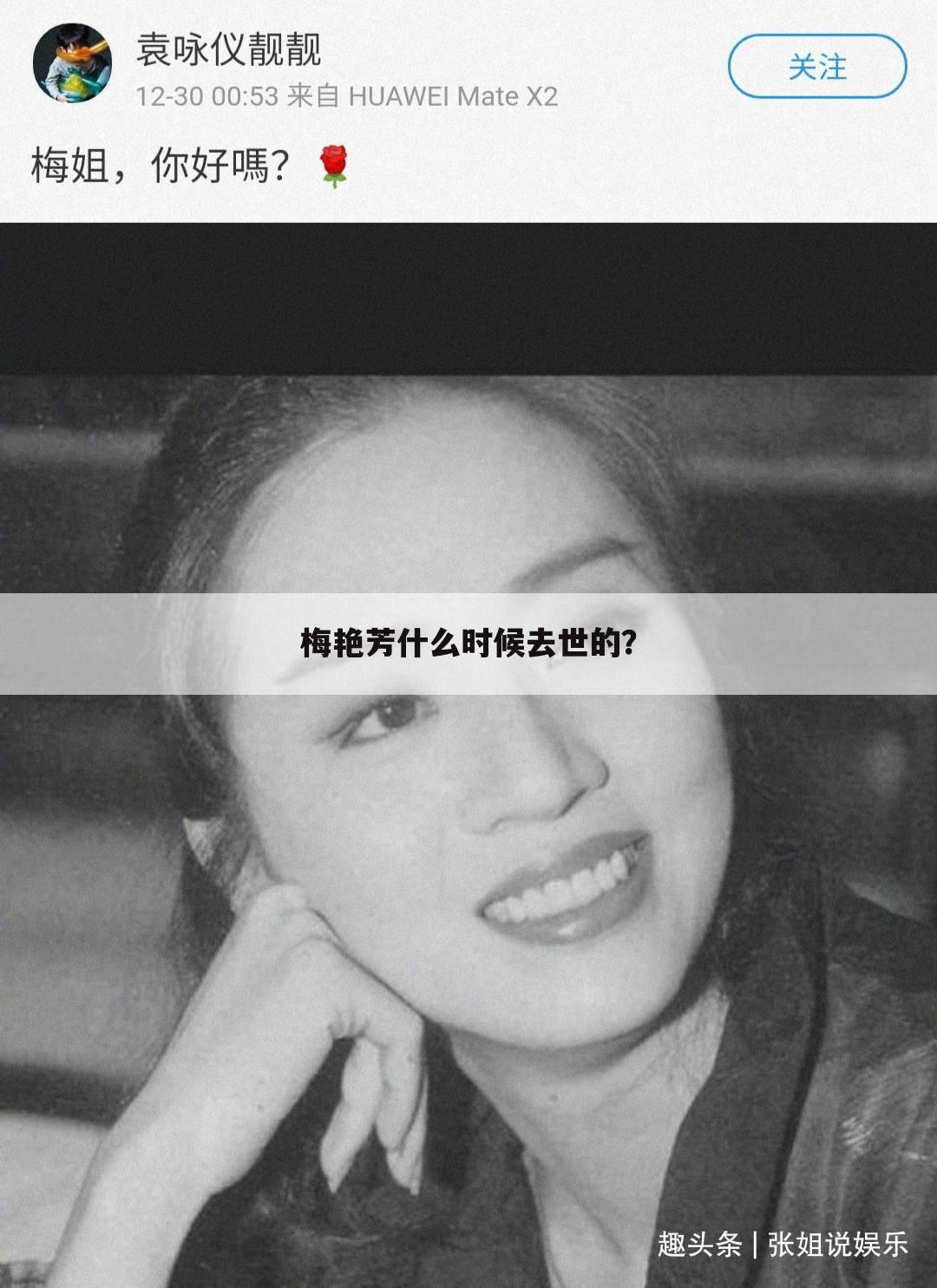梅艳芳什么时候去世的？