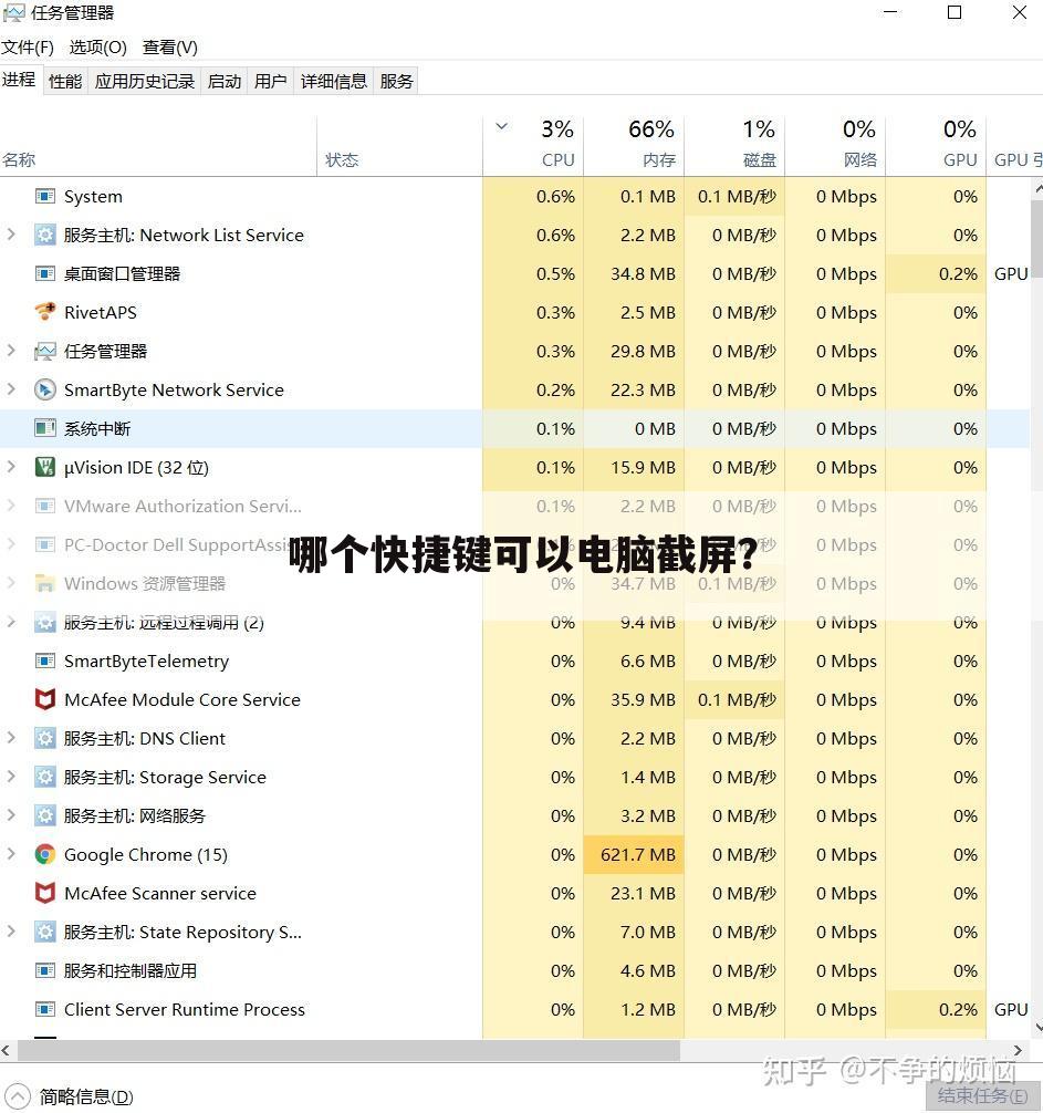 哪个快捷键可以电脑截屏？
