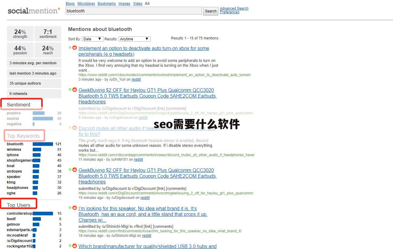 seo需要什么软件
