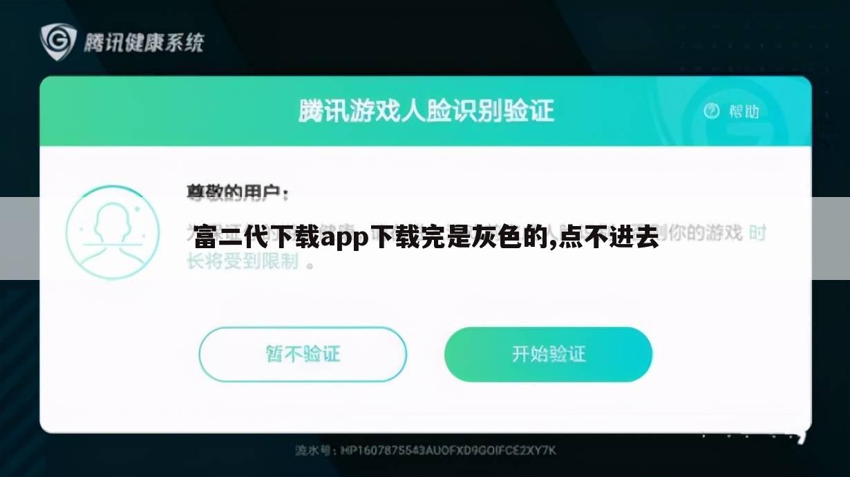 富二代下载app下载完是灰色的,点不进去
