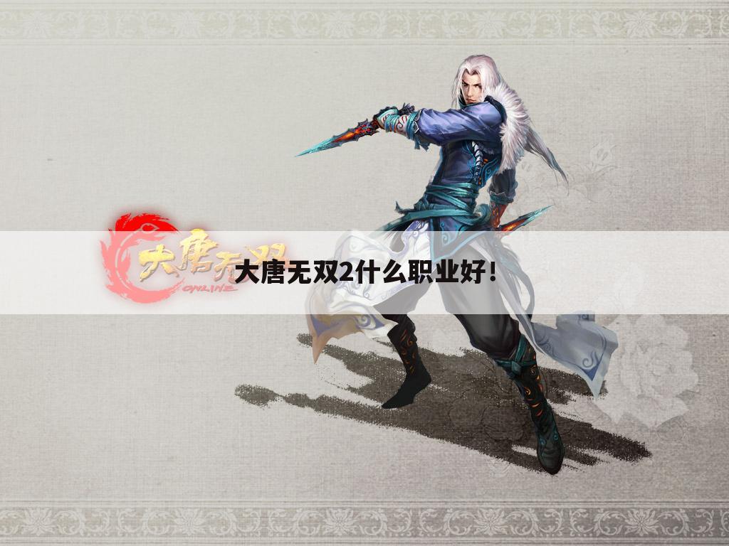 大唐无双2什么职业好！