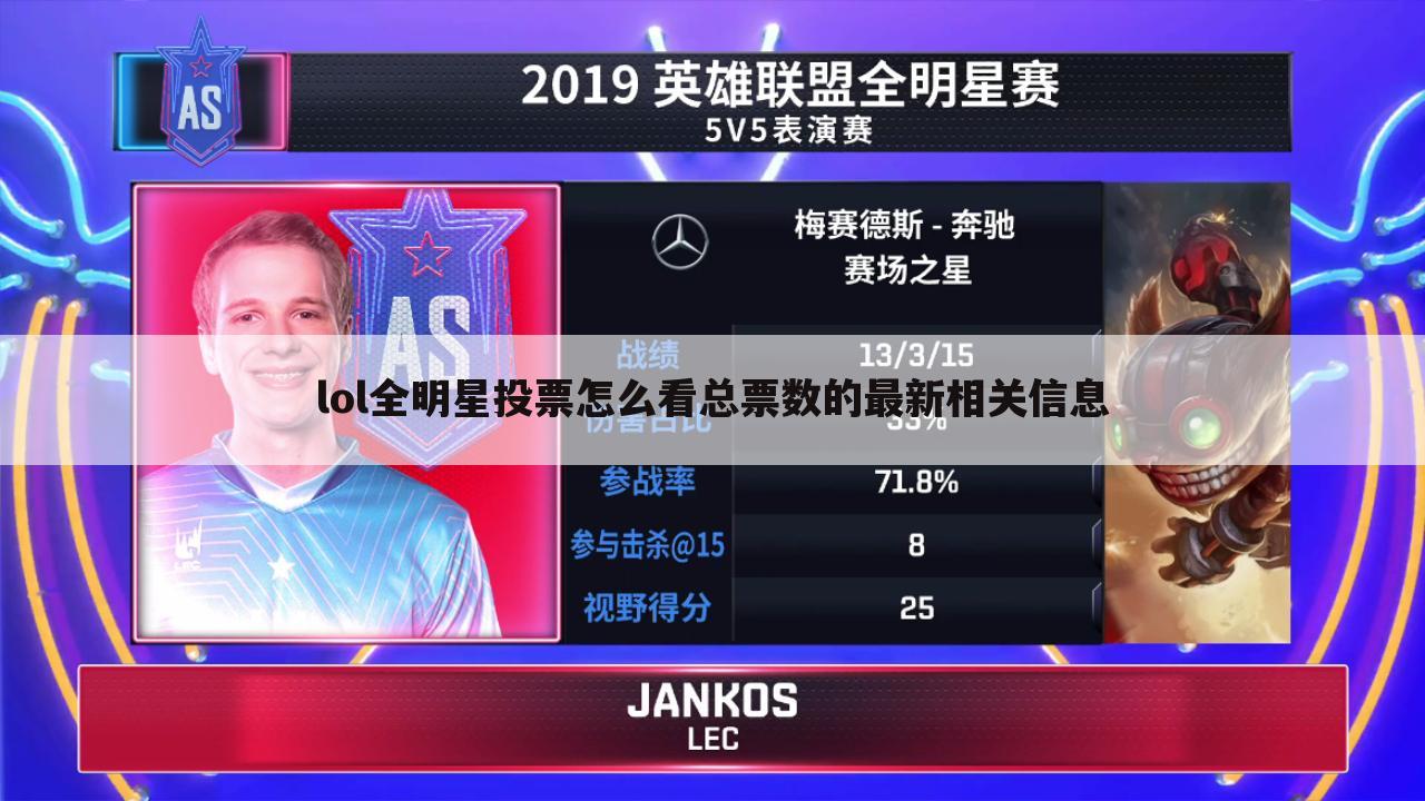 lol全明星投票怎么看总票数的最新相关信息