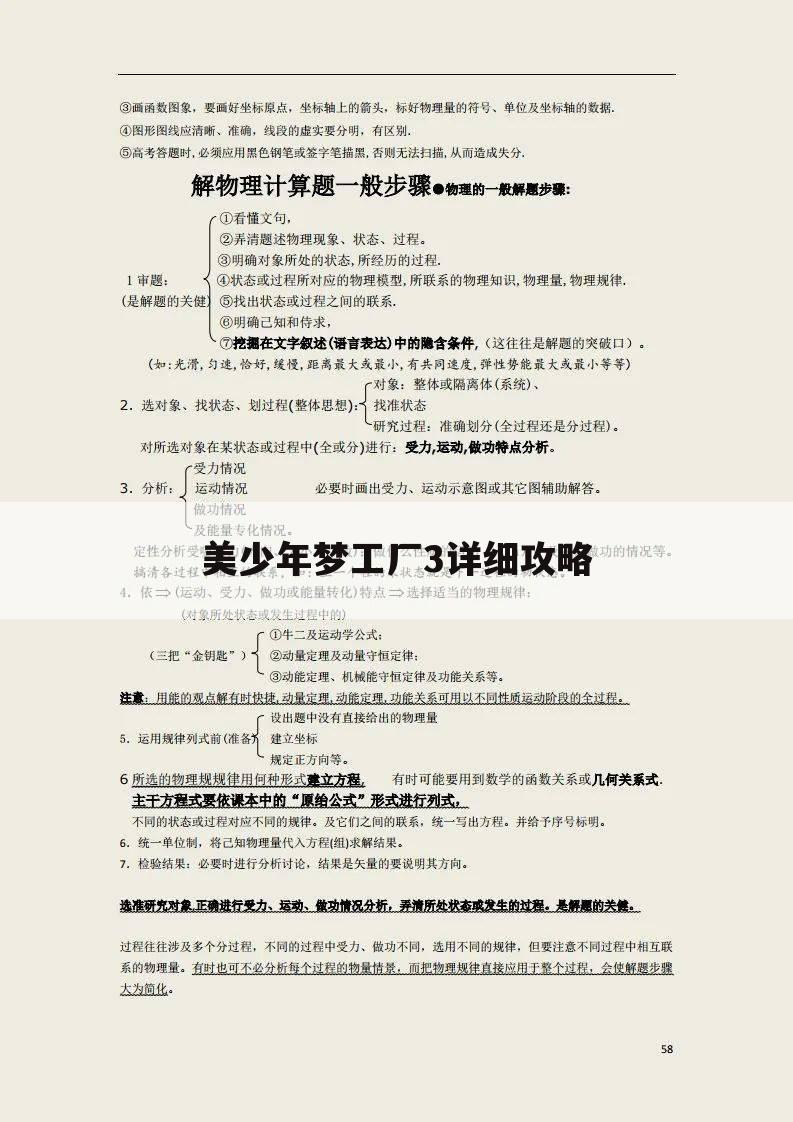 美少年梦工厂3详细攻略