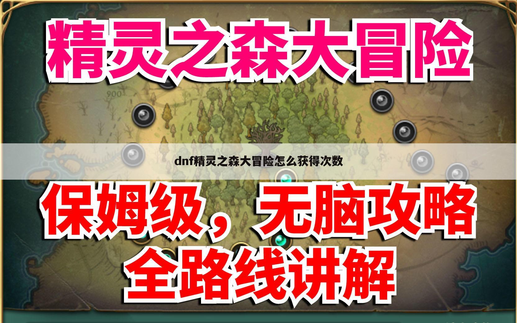 dnf精灵之森大冒险怎么获得次数