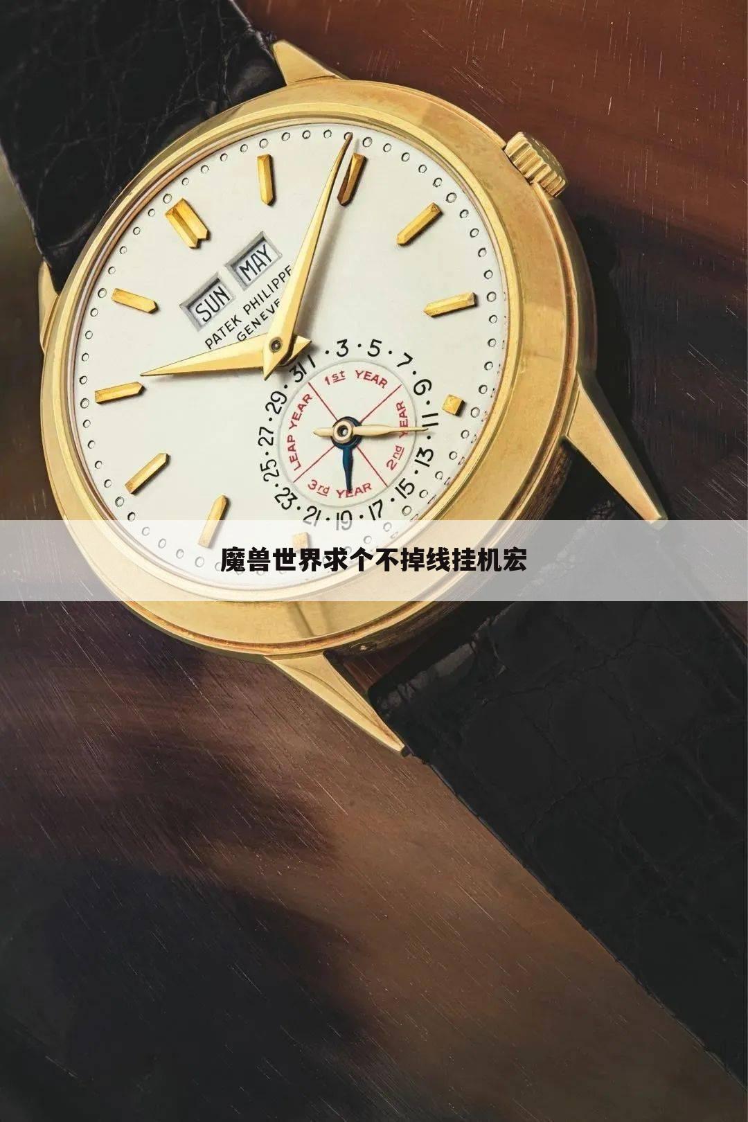 魔兽世界求个不掉线挂机宏