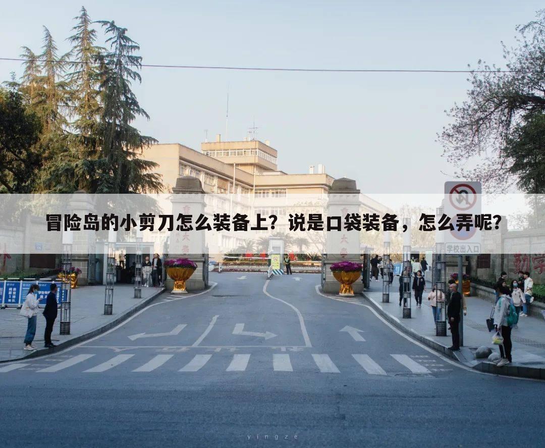 冒险岛的小剪刀怎么装备上？说是口袋装备，怎么弄呢？