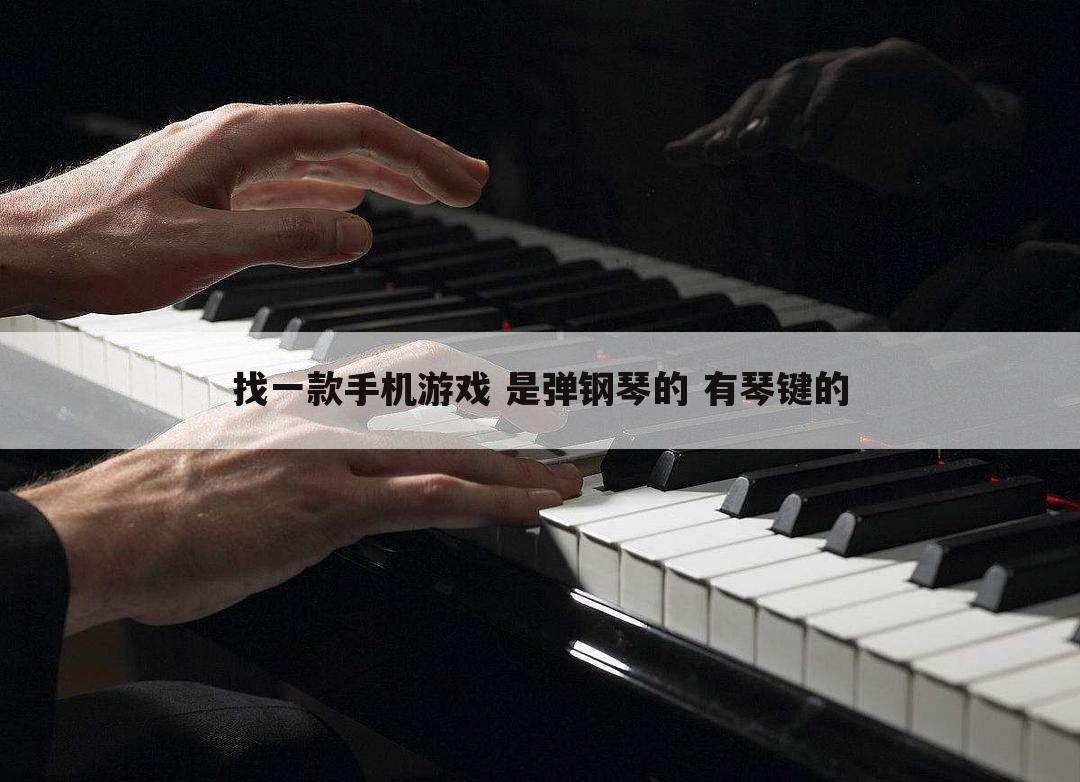 找一款手机游戏 是弹钢琴的 有琴键的