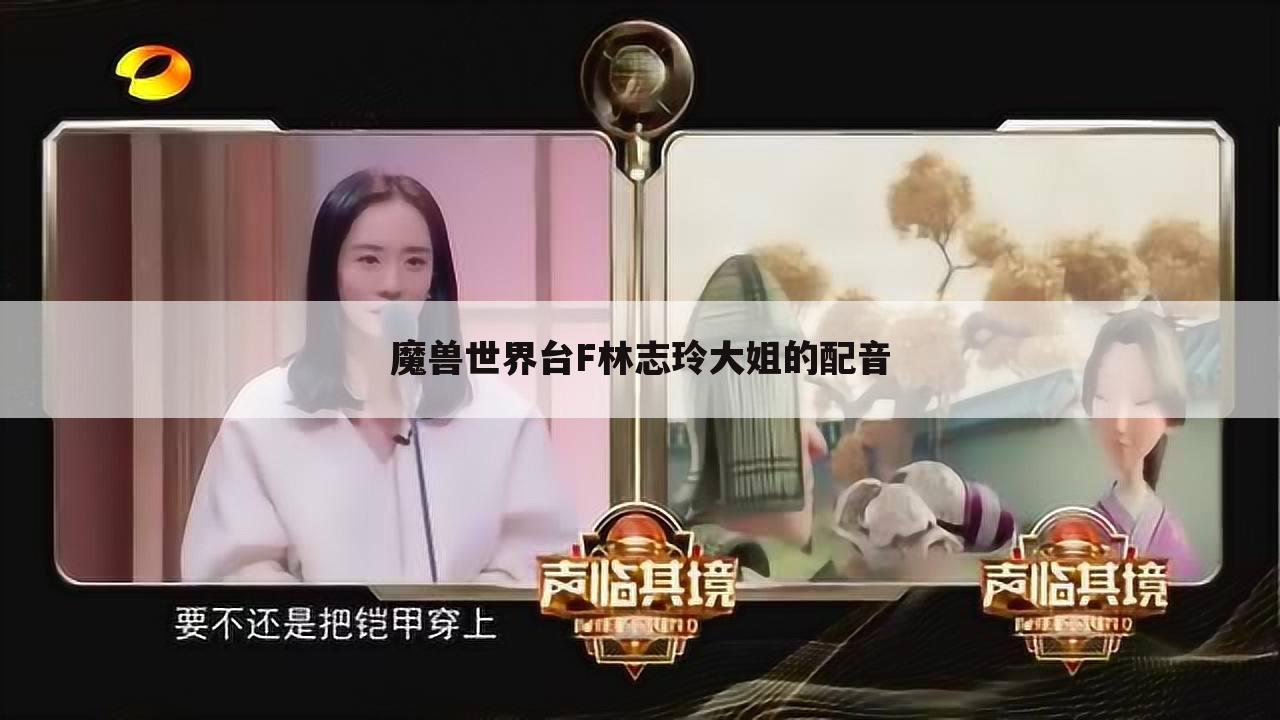 魔兽世界台F林志玲大姐的配音