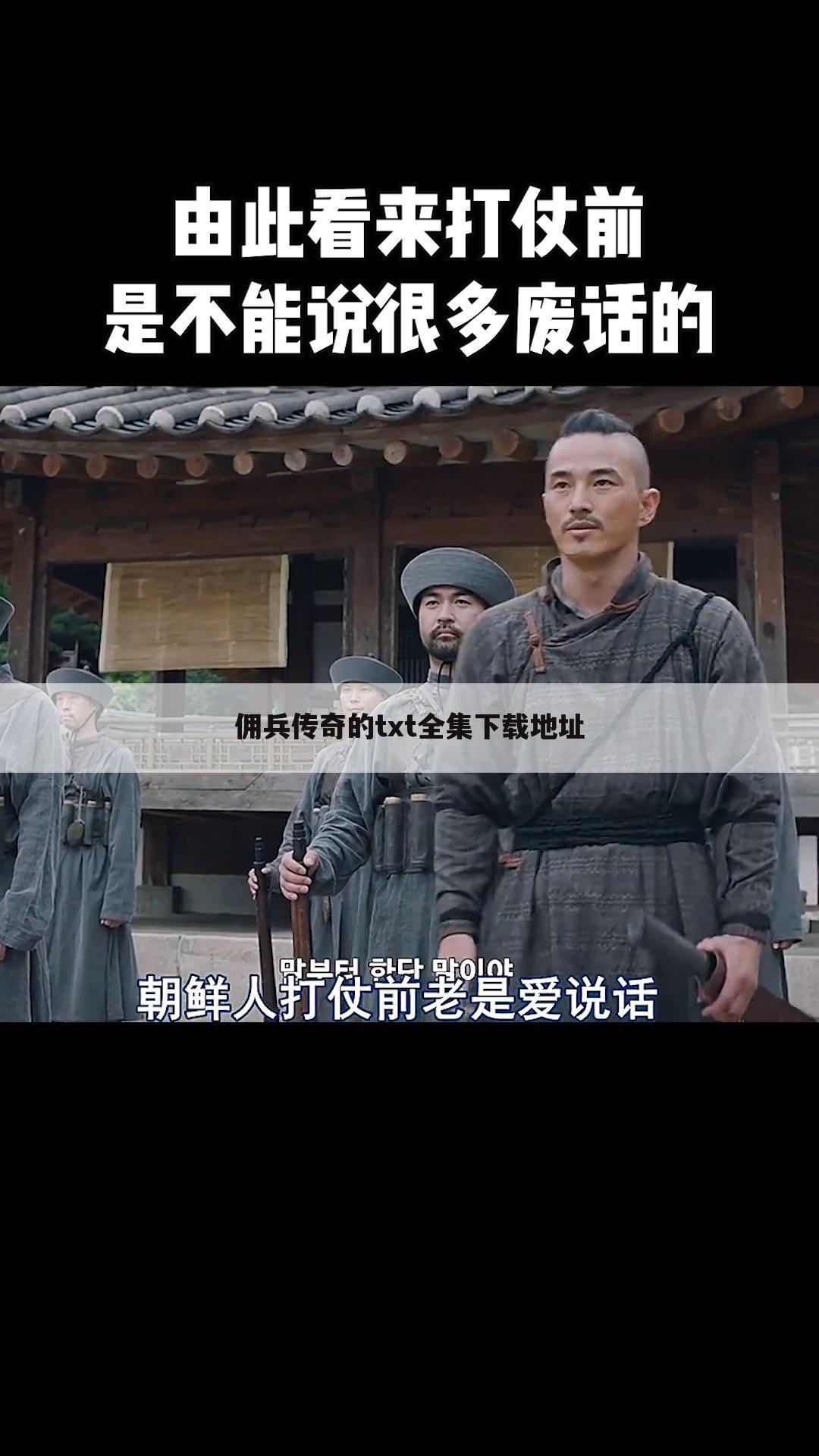 佣兵传奇的txt全集下载地址