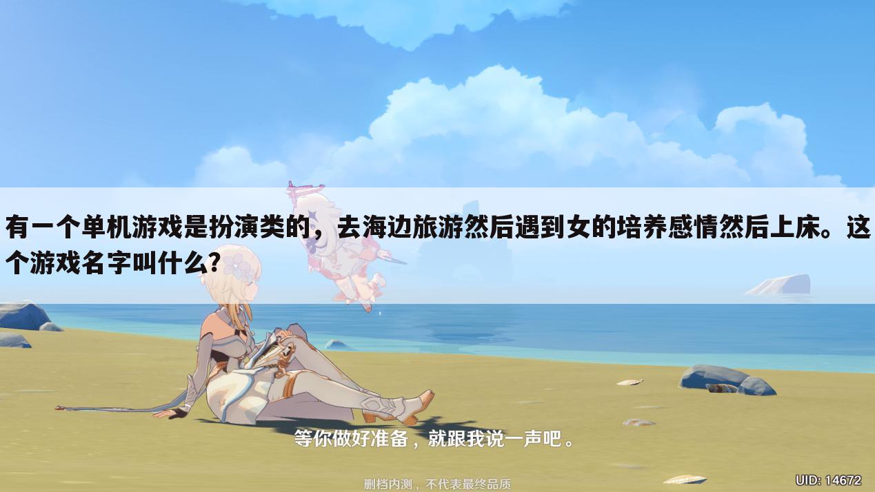 有一个单机游戏是扮演类的，去海边旅游然后遇到女的培养感情然后上床。这个游戏名字叫什么？