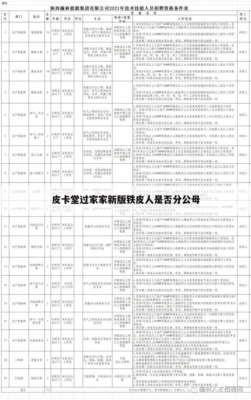 皮卡堂过家家新版铁皮人是否分公母