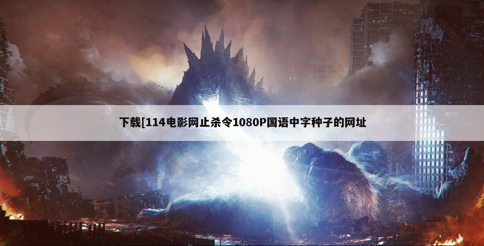 下载[114电影网止杀令1080P国语中字种子的网址