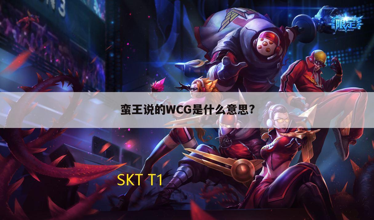 蛮王说的WCG是什么意思?