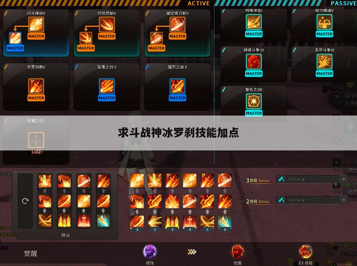 求斗战神冰罗刹技能加点