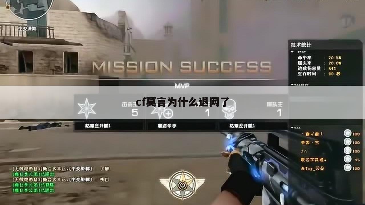 cf莫言为什么退网了