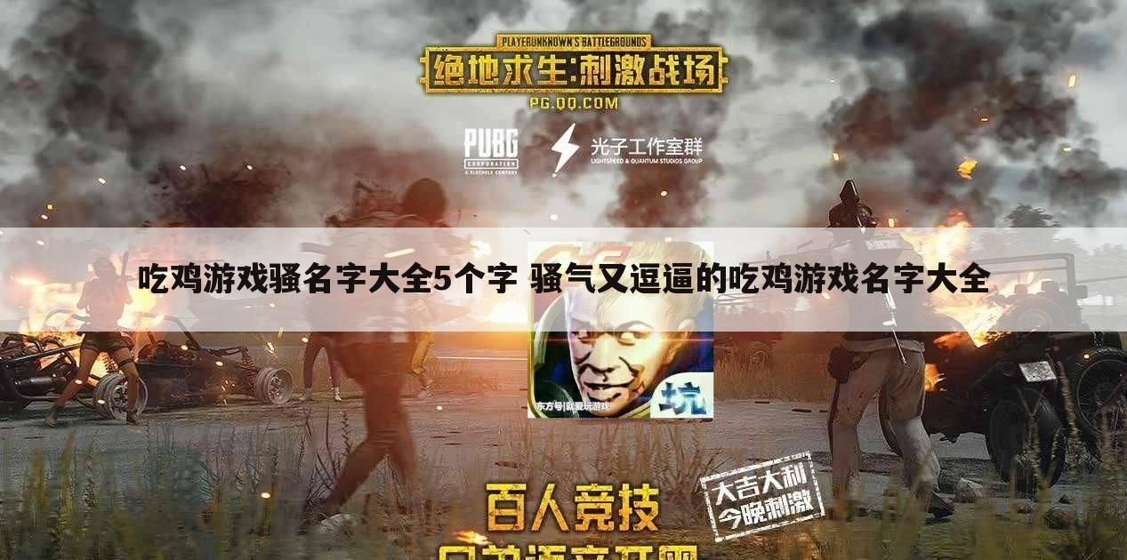 吃鸡游戏骚名字大全5个字 骚气又逗逼的吃鸡游戏名字大全