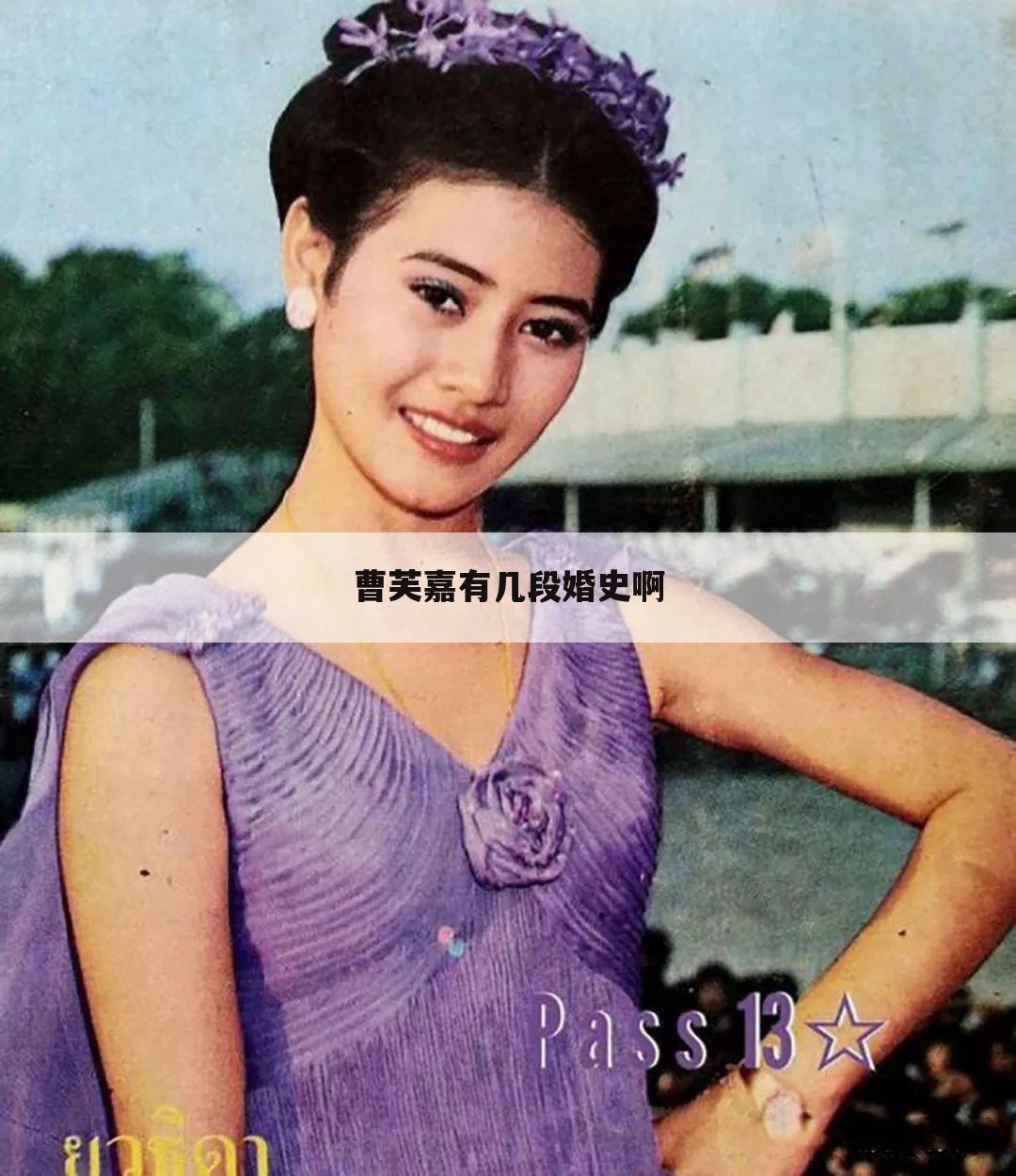 曹芙嘉有几段婚史啊