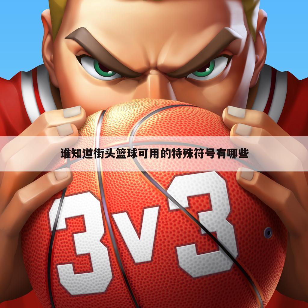 谁知道街头篮球可用的特殊符号有哪些