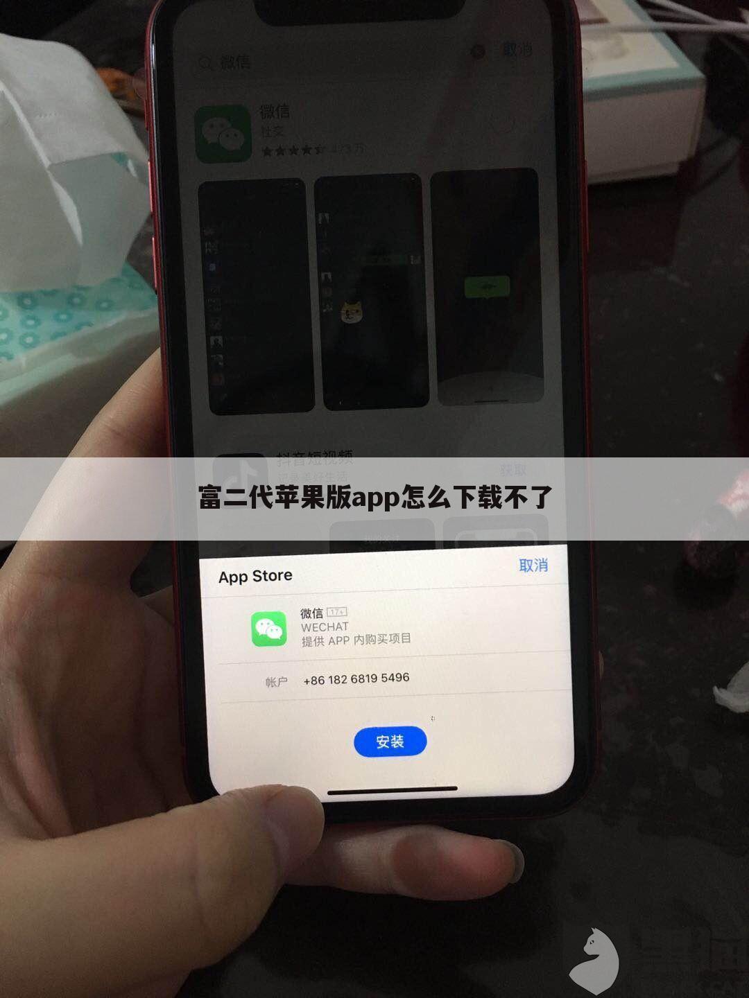 富二代苹果版app怎么下载不了