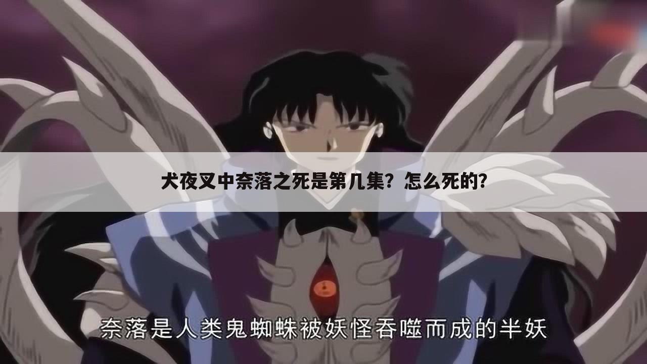 犬夜叉中奈落之死是第几集?怎么死的?