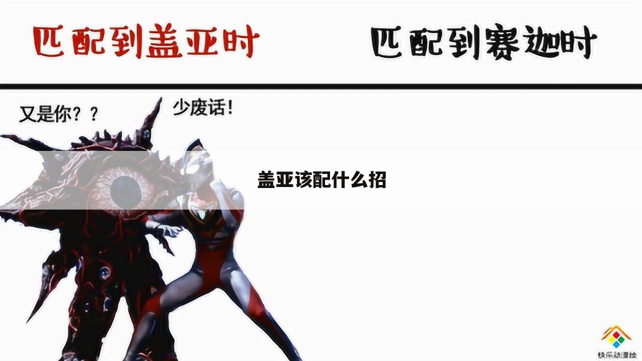 盖亚该配什么招