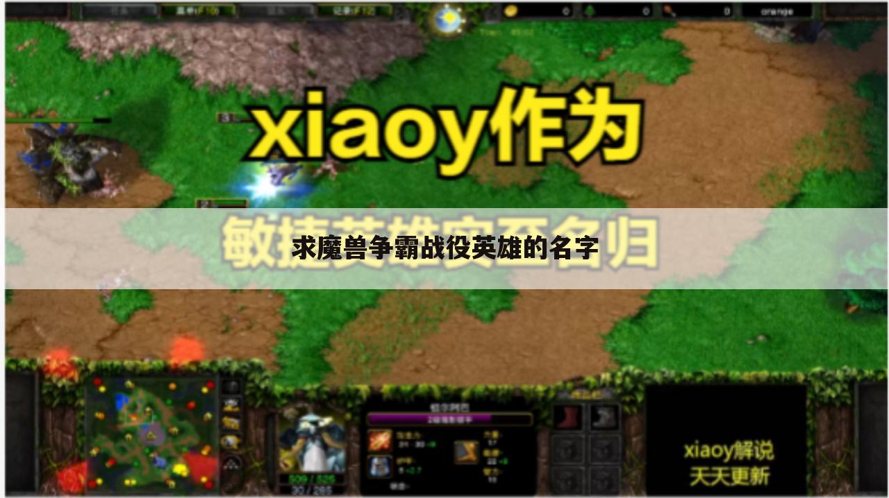 求魔兽争霸战役英雄的名字
