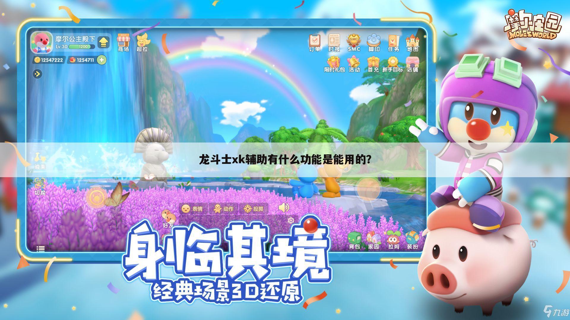 龙斗士xk辅助有什么功能是能用的?