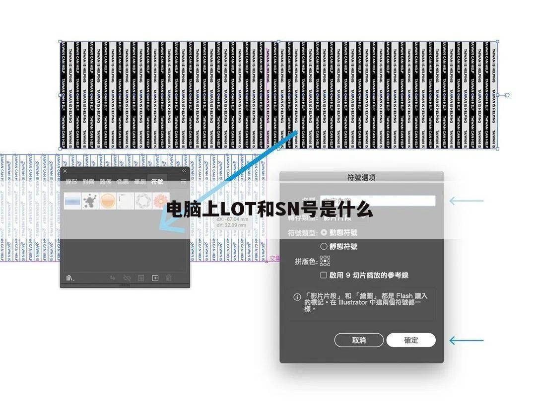 电脑上LOT和SN号是什么