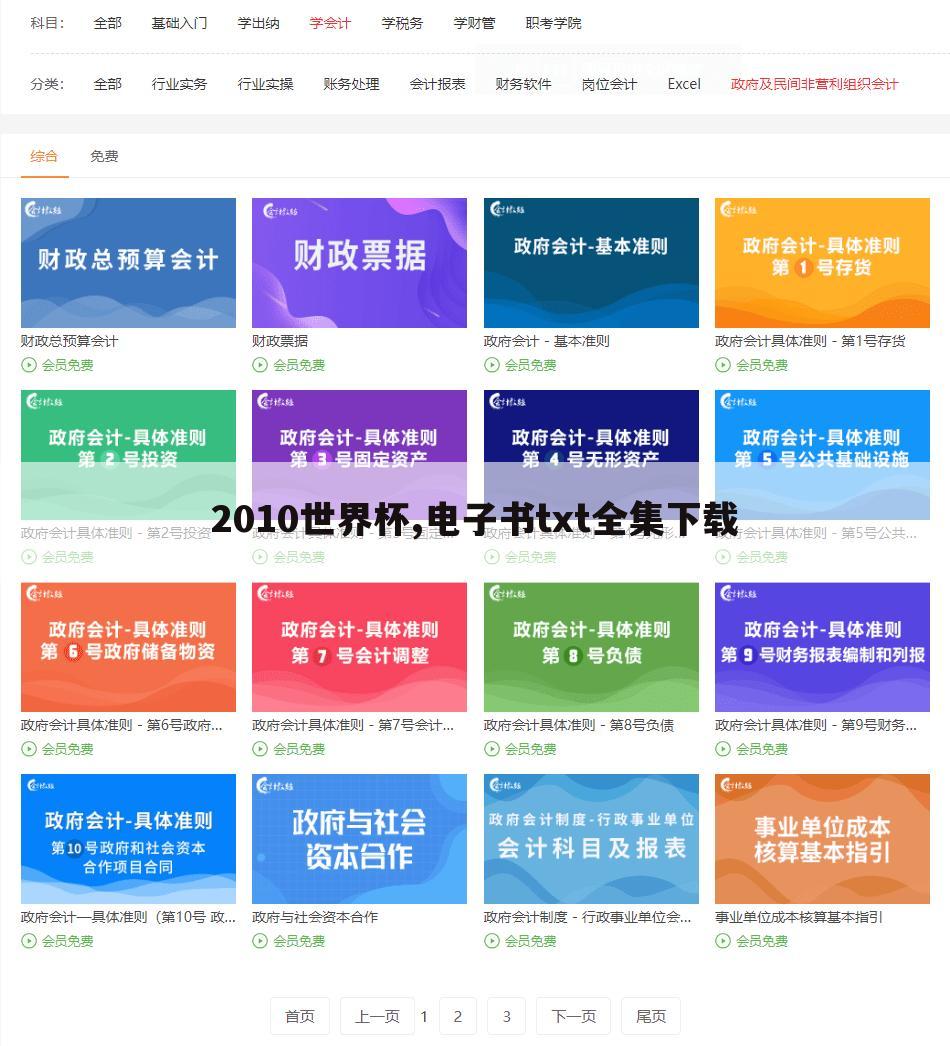 2010世界杯,电子书txt全集下载