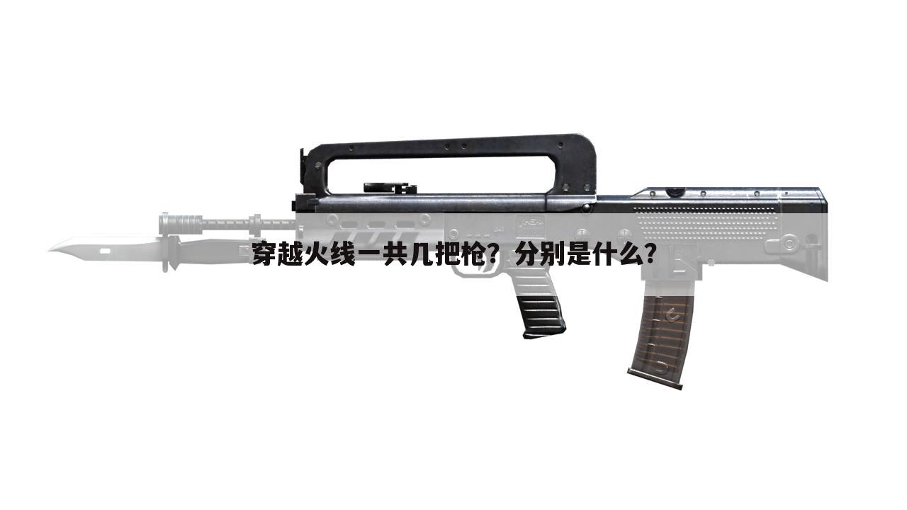 穿越火线一共几把枪?分别是什么?