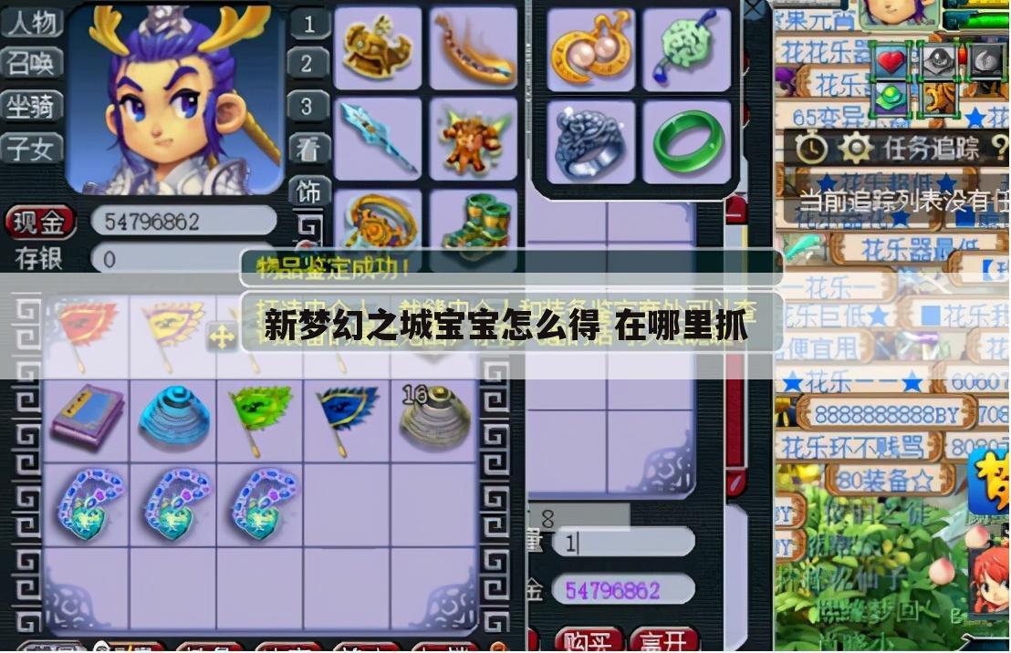 新梦幻之城宝宝怎么得 在哪里抓